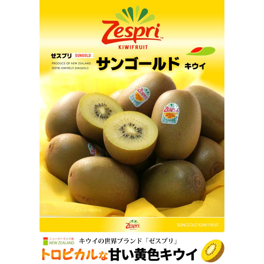 ゼスプリ サンゴールドキウイ (18玉前後/約3kg) ニュージーランド産