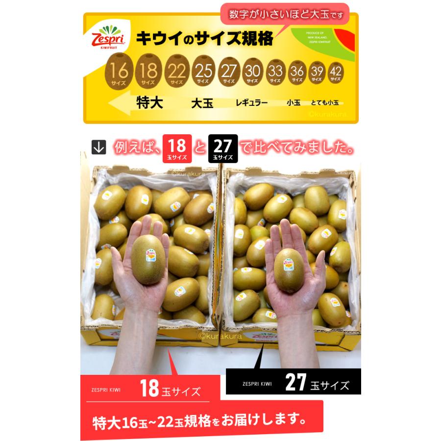 ゼスプリ サンゴールドキウイ (18玉前後/約3kg) ニュージーランド産