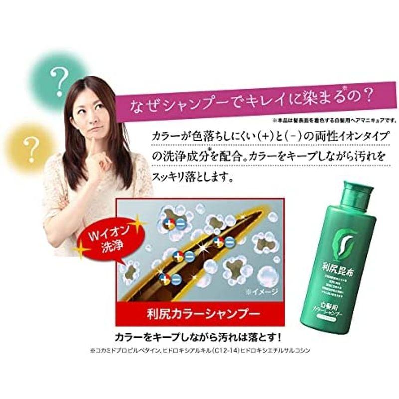利尻カラーシャンプー (ナチュラルブラウン)コンディショナーセット 正規 品コスメ、美容、ヘアケア - 大容量500mlセット利尻カラー