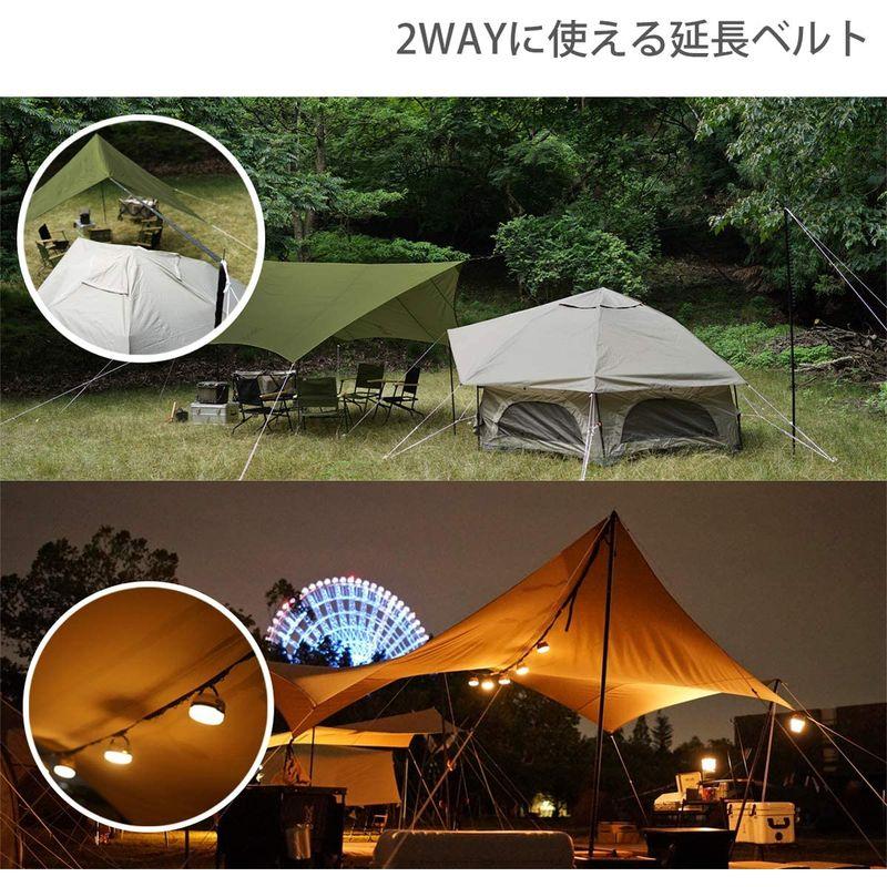 DOD(ディーオーディー) いつかのタープ はじめてでも扱いやすい ベーシックな ヘキサタープ オールインワン 延長テープ 標準付属 UV加 ディーオーディー いつかのタープ はじめてでも扱いやすい ベーシックな ヘキサタープ オールインワン 延長テープ 標準付属 UV加 約