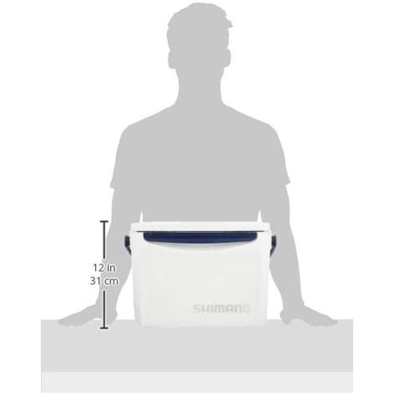 シマノ(SHIMANO) クーラーボックス 20L フリーガ ライトLZ-020M 釣り用 ピュアホワイト クーラーボックス ピュアホワイト SHIMANO 20L フリーガ ライトLZ 020M 釣り用 幅×長×高