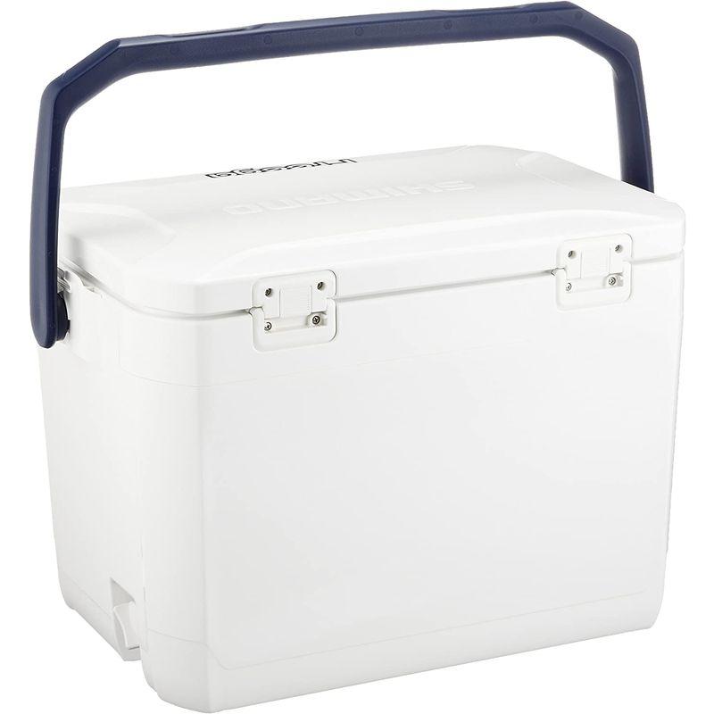 シマノ(SHIMANO) クーラーボックス 20L フリーガ ライトLZ-020M 釣り用 ピュアホワイト クーラーボックス ピュアホワイト SHIMANO 20L フリーガ ライトLZ 020M 釣り用 幅×長×高