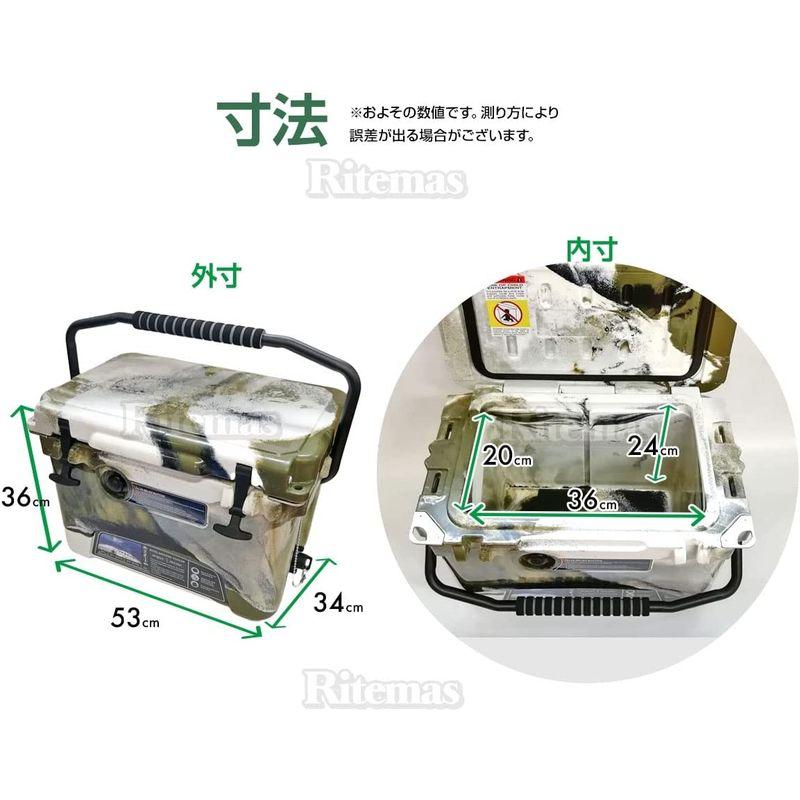 クーラーボックス 18.9L 20QT ハードクーラーボックス クーラーBOX クーラーバッグ 小型 釣り キャンプ BBQ バーベキュー × 9L 20QT ハードクーラーボックス クーラーBOX クーラーバッグ 小型 釣り キャンプ BBQ バーベキュー 　 約