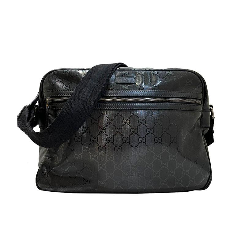 グッチ Gucci Ggインプリメショルダー ブラック ショルダーバッグ メンズ 中古 Okura ヤフーショッピング店 通販 Yahoo ショッピング