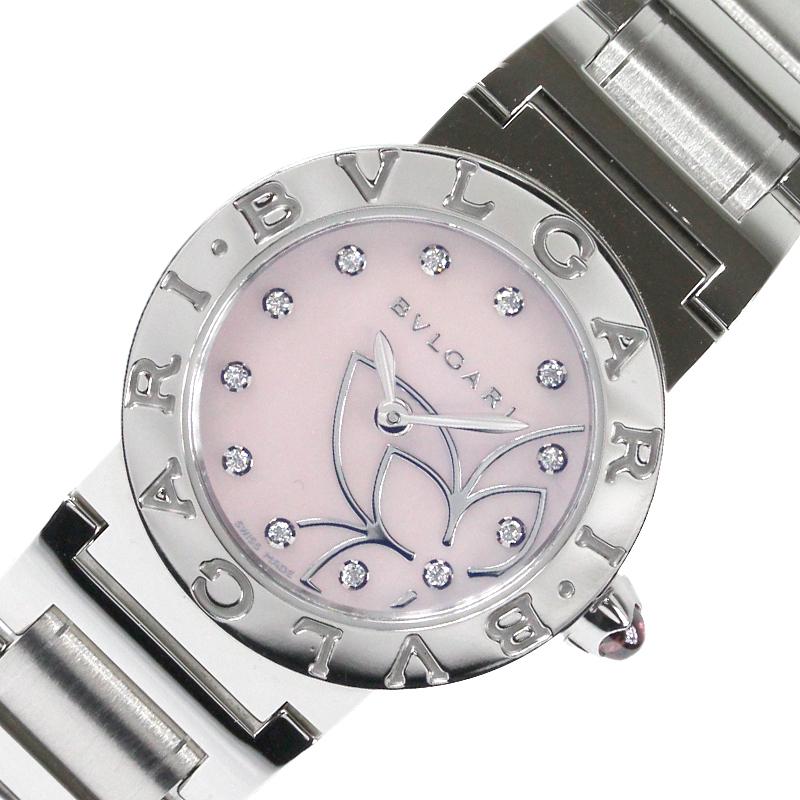 ブルガリ Bvlgari ブルガリブルガリ 日本限定 l26fdss マザーオブパール12pダイヤ 腕時計 レディース 中古 Okura ヤフーショッピング店 通販 Yahoo ショッピング