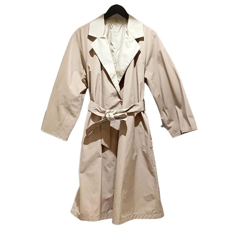 マックスマーラ Max Mara スプリングコート 18ss ベージュ ラップコート ステンカラーコート 36 レディース 中古 Okura ヤフーショッピング店 通販 Yahoo ショッピング