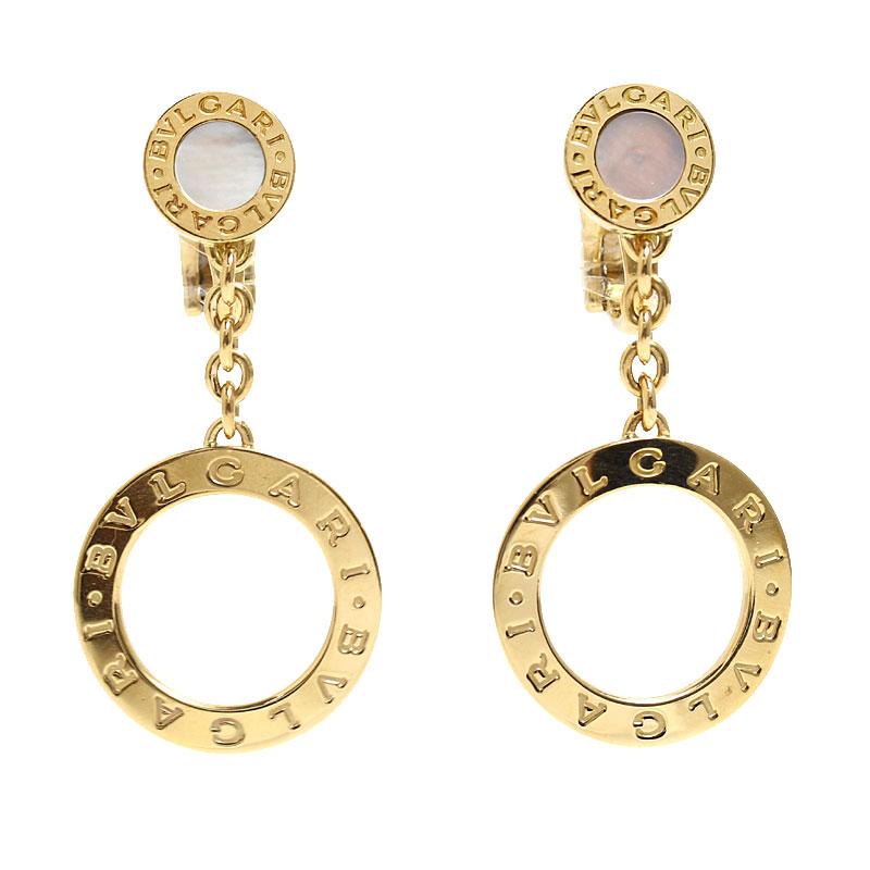 ブルガリ Bvlgari ブルガリ ブルガリ ピアス イヤリング マザーオブパール ジュエリー アクセサリー 中古 Okura ヤフーショッピング店 通販 Yahoo ショッピング