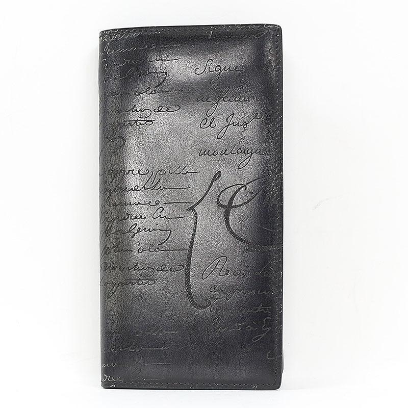 ベルルッティ Berluti Santal 二つ折り長財布 ネイビー 長財布 メンズ 中古 Okura ヤフーショッピング店 通販 Yahoo ショッピング