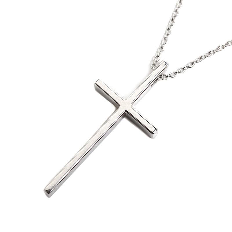 ティファニー Tiffany Co クロスペンダント K18wg 十字架 ネックレス ジュエリー アクセサリー 中古 Okura ヤフーショッピング店 通販 Yahoo ショッピング