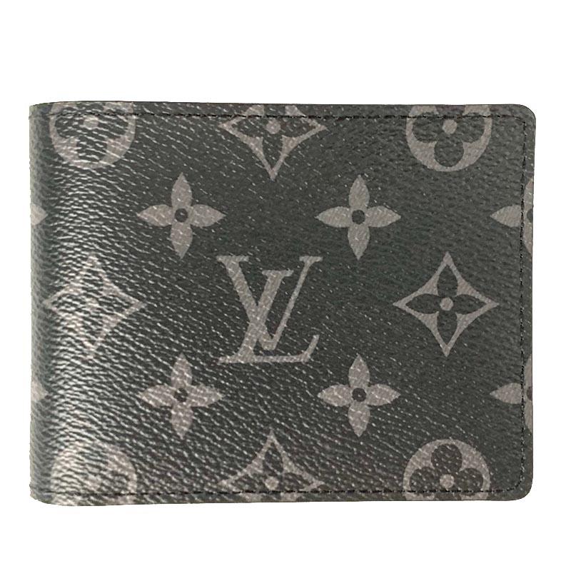 アウトレット送料無料 ルイ ヴィトン Louis Vuitton ポルトフォイユティフ M エクリプス 二つ折り財布 メンズ 中古 100 の保証 Lespakigali Com