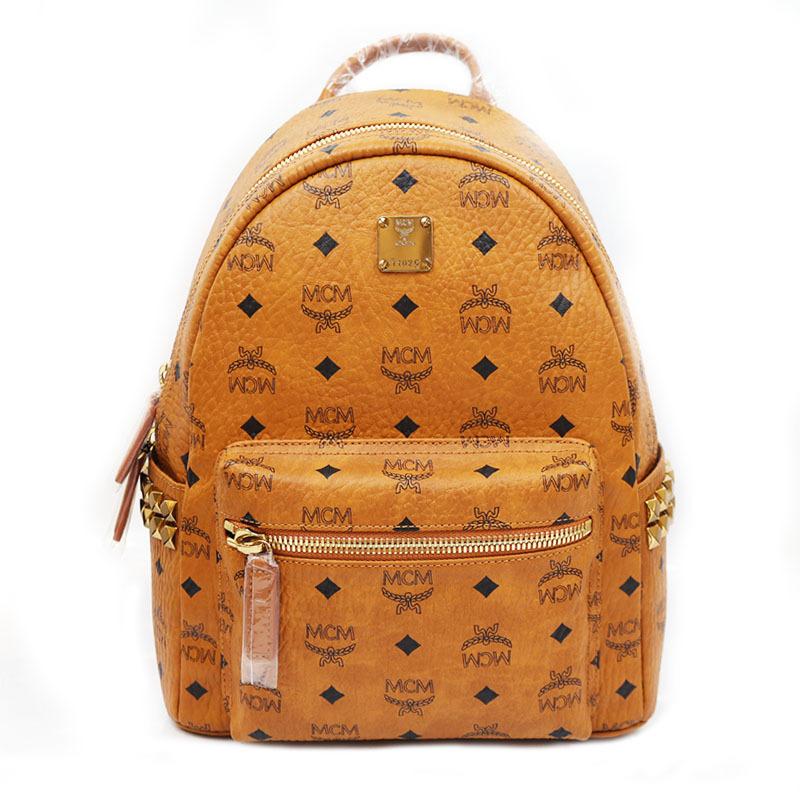 シニアファッション エム シー エム Mcm バックパック Mmk6sve37 ブラウン ブラック リュック デイパック ユニセックス 中古 チャンピオン Www Skylanceronline Com