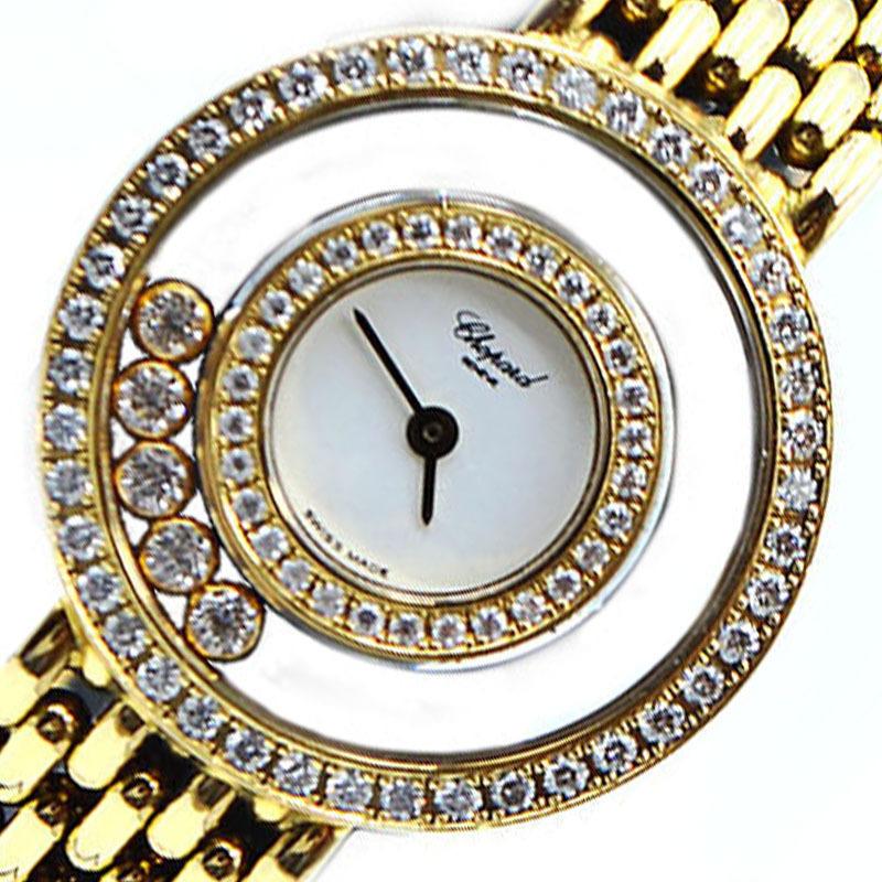 ショパール Chopard ハッピーダイヤモンド 20/5692 金無垢 クオーツ レディース 腕時計 中古 :140420160:OKURA  ヤフーショッピング店 - 通販 - Yahoo!ショッピング