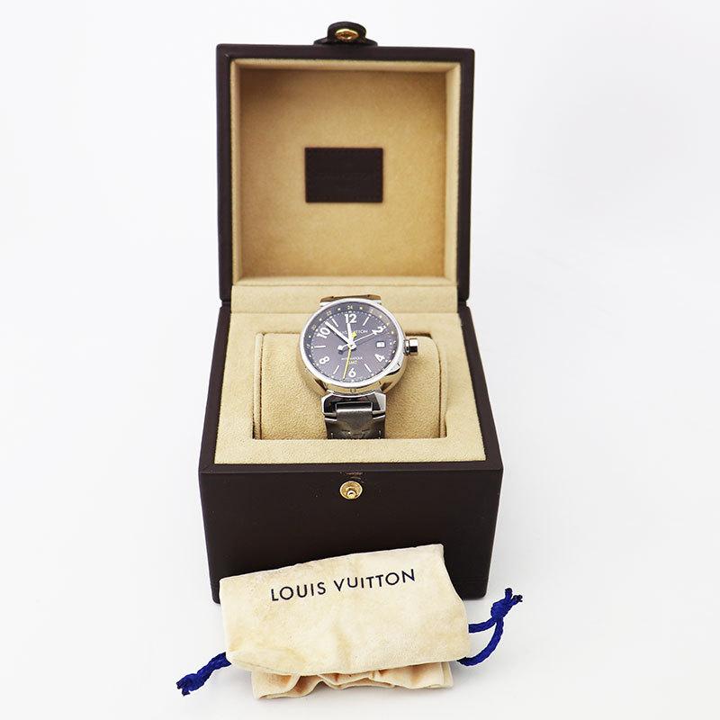 ルイ ヴィトン Louis Vuitton タンブ ル Gmt Q1131 自動巻き 腕時計 メンズ 中古 Okura ヤフーショッピング店 通販 Yahoo ショッピング