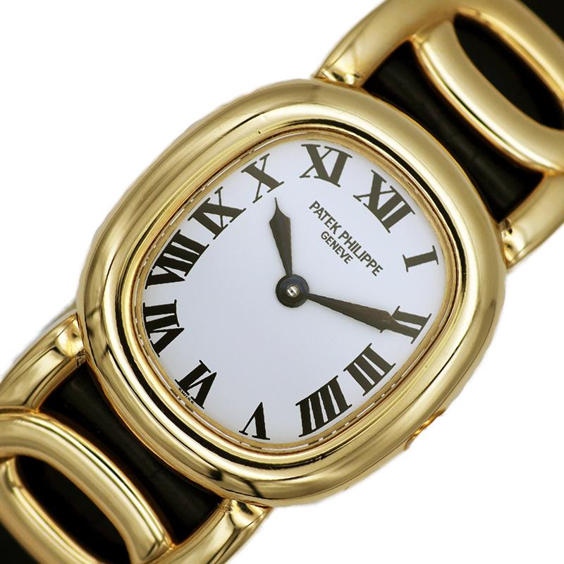 特別価格 パテック・フィリップ PATEK 中古 腕時計 レディース クォーツ 金無垢 4830J ゴールデンエリプス PHILIPPE 腕時計