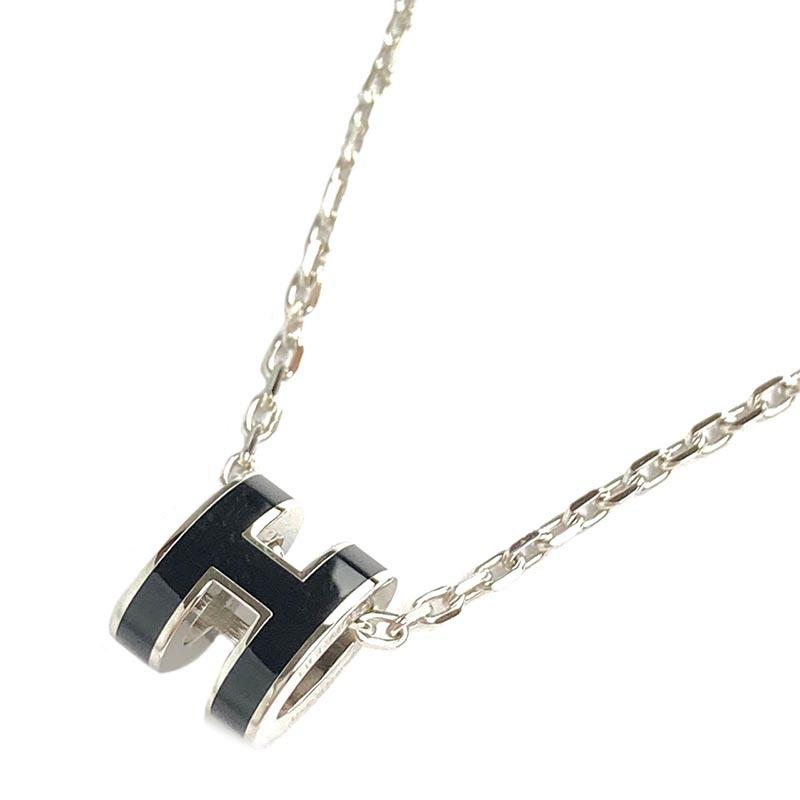 100 の保証 エルメス Hermes Hポップネックレス ポップアッシュミニ ブラック ネックレス メンズ 中古 公式 Www Skylanceronline Com