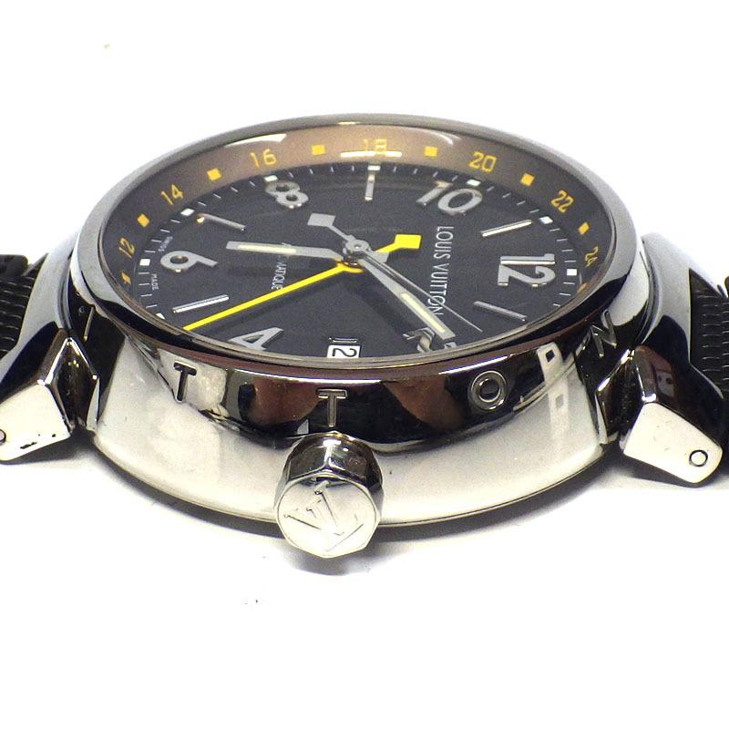 ルイ ヴィトン Louis Vuitton タンブールgmt Q1131 腕時計 メンズ 中古 Okura ヤフーショッピング店 通販 Yahoo ショッピング