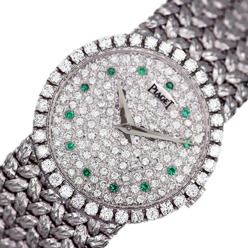ピアジェ Piaget トラディション ダイヤ文字盤 ダイヤベゼル 12pエメラルド 9706d2 腕時計 レディース 中古 Okura ヤフーショッピング店 通販 Yahoo ショッピング