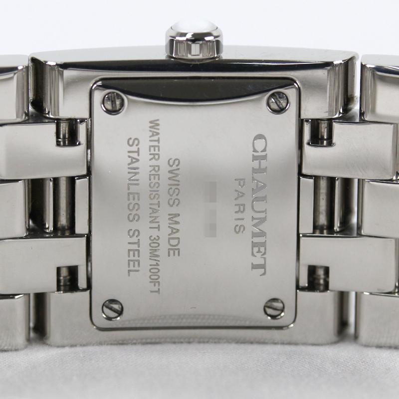 ショーメ CHAUMET ケイシス ホワイトクリスタル W19635-35A クオーツ レディース 腕時計 中古｜ookura7815｜03