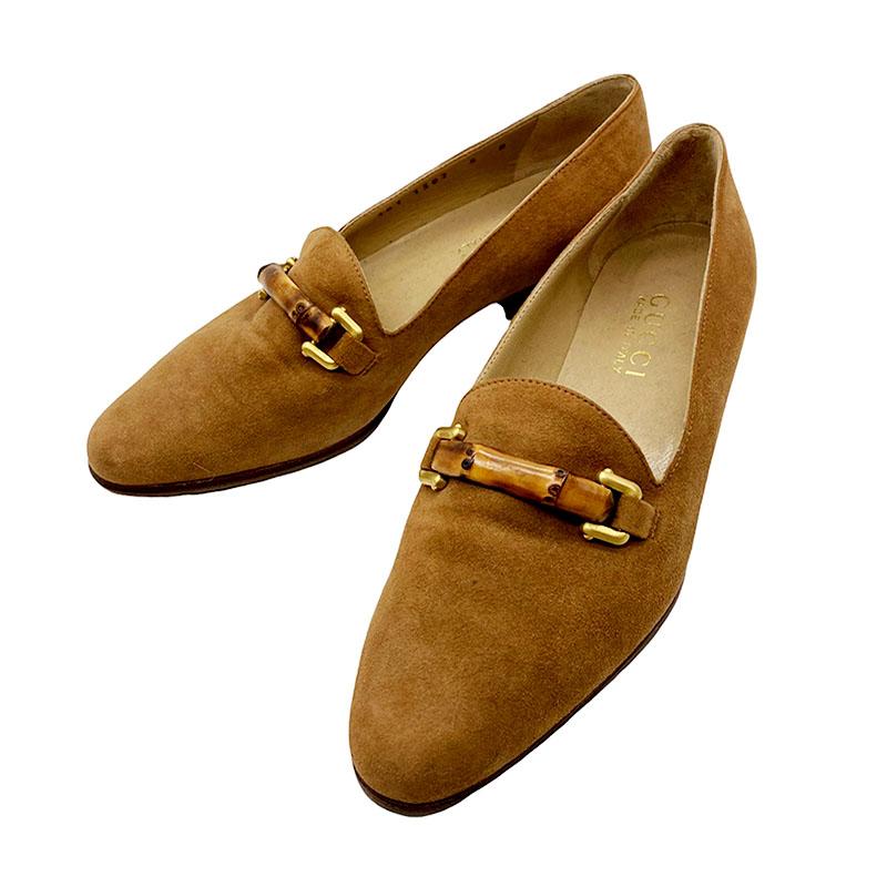 グッチ GUCCI バンブービット ローヒール フラットパンプス 101 1387 ブラウン スエード レディース パンプス ローファー 中古 :2300034055914:OKURA ヤフーショッピング店 - 通販 - Yahoo!ショッピング グッチ GUCCI バンブービット ローヒール フラットパンプス 101 1387 ブラウン スエード レディース パンプス ローファー 中古 :2300034055914:OKURA ヤフーショッピング店 - 通販 - Yahoo!ショッピング