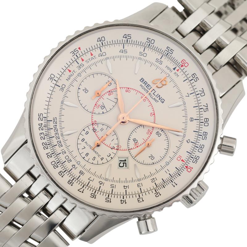 数々の賞を受賞 ブライトリング BREITLING モンブリラン A41370 クロノグラフ 自動巻き メンズ 腕時計 中古 腕時計