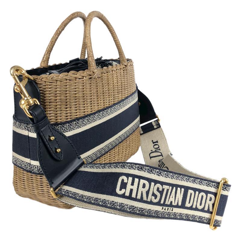 クリスチャン・ディオール Christian Dior オブリーク カゴバッグ