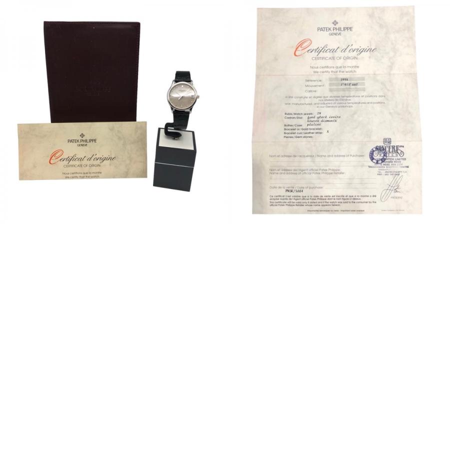 パテック・フィリップ PATEK PHILIPPE カラトラバ 3998P 腕時計 メンズ 中古｜ookura7815｜10