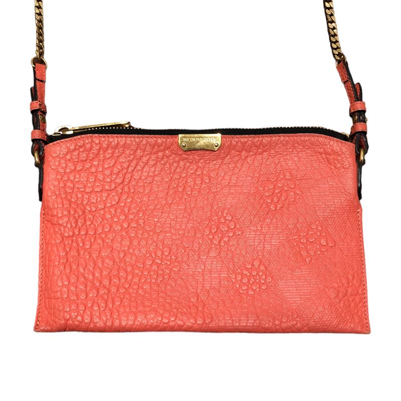 バーバリーロンドン BURBERRY LONDON チェーンミニショルダー ピンク  