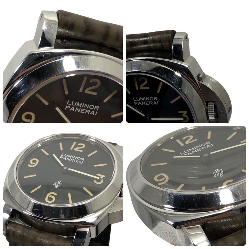 パネライ PANERAI ルミノールロゴ プレヴァンドーム 5218-201/A ブラック文字盤 SS/レザーストラップ 腕時計 メンズ 中古｜ookura7815｜04