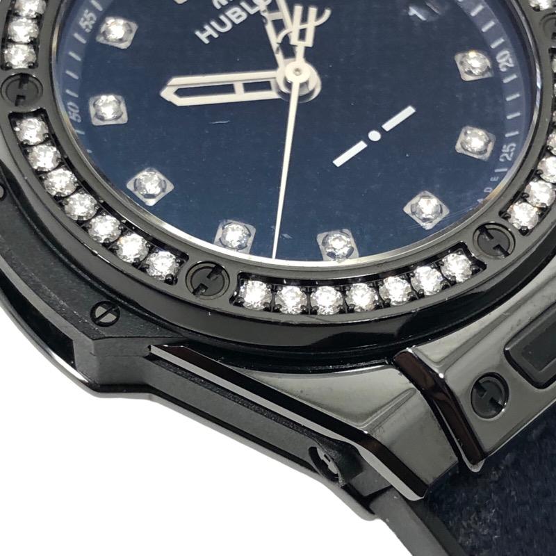 ウブロ HUBLOT ビッグバンワンクリックイタリアインディペンデントダークブルーベルベット 465.CS.277J.NR.1204.ITI17  腕時計 レディース 中古｜ookura7815｜04