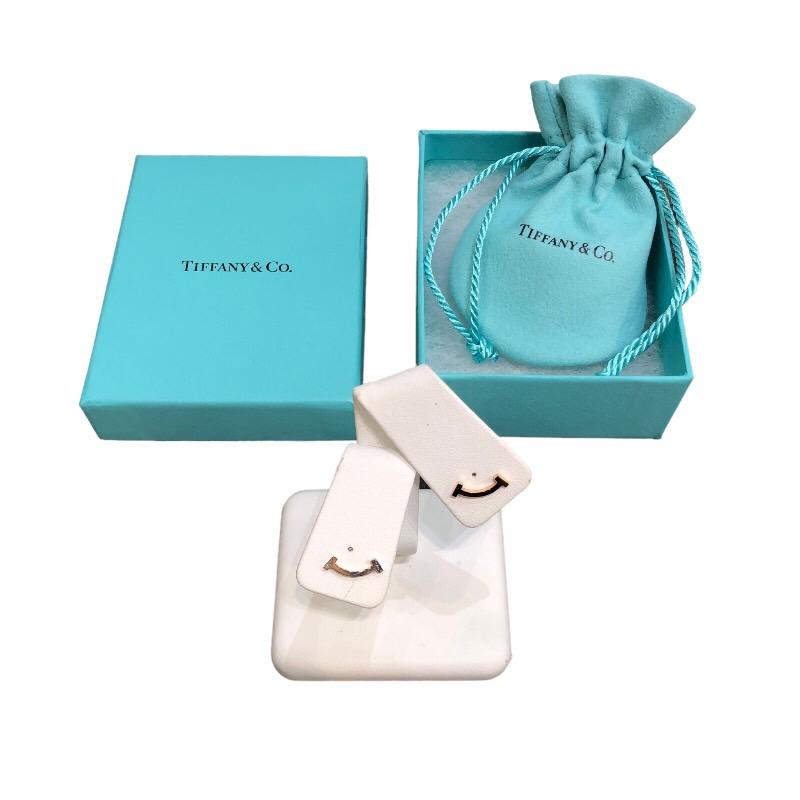 ティファニー TIFFANY＆CO Tスマイル ピアス 750PG 750PG ジュエリー 中古｜ookura7815｜08