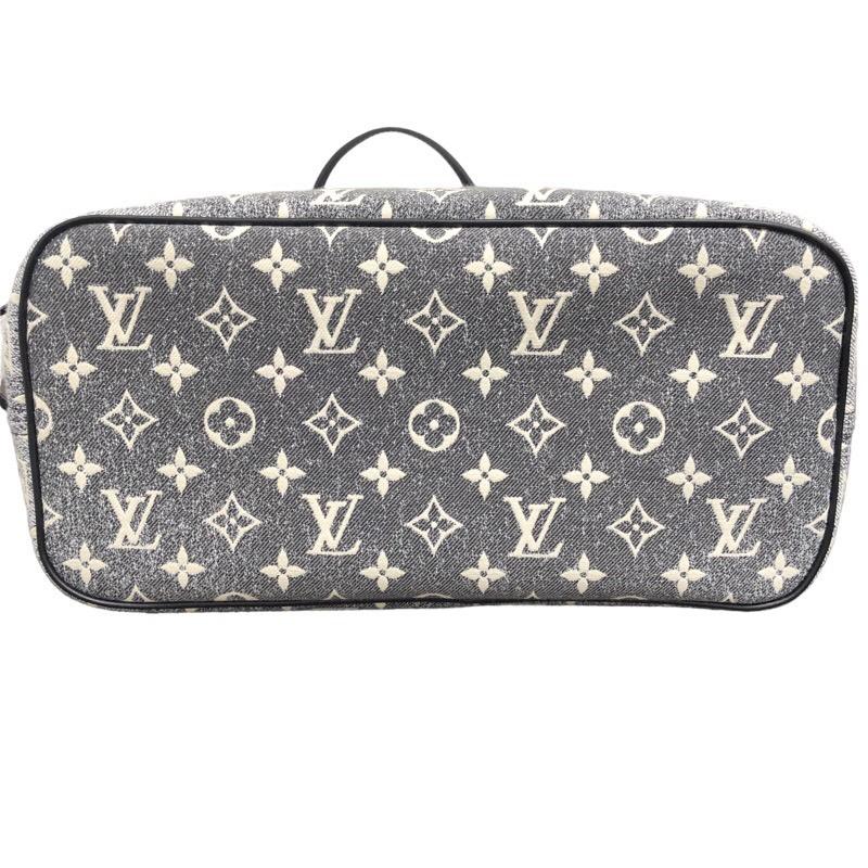 ルイ・ヴィトン LOUIS VUITTON ネヴァーフルMM M21465 グレー モノグラム・ジャガードデニム トートバッグ レディース 中古｜ookura7815｜05