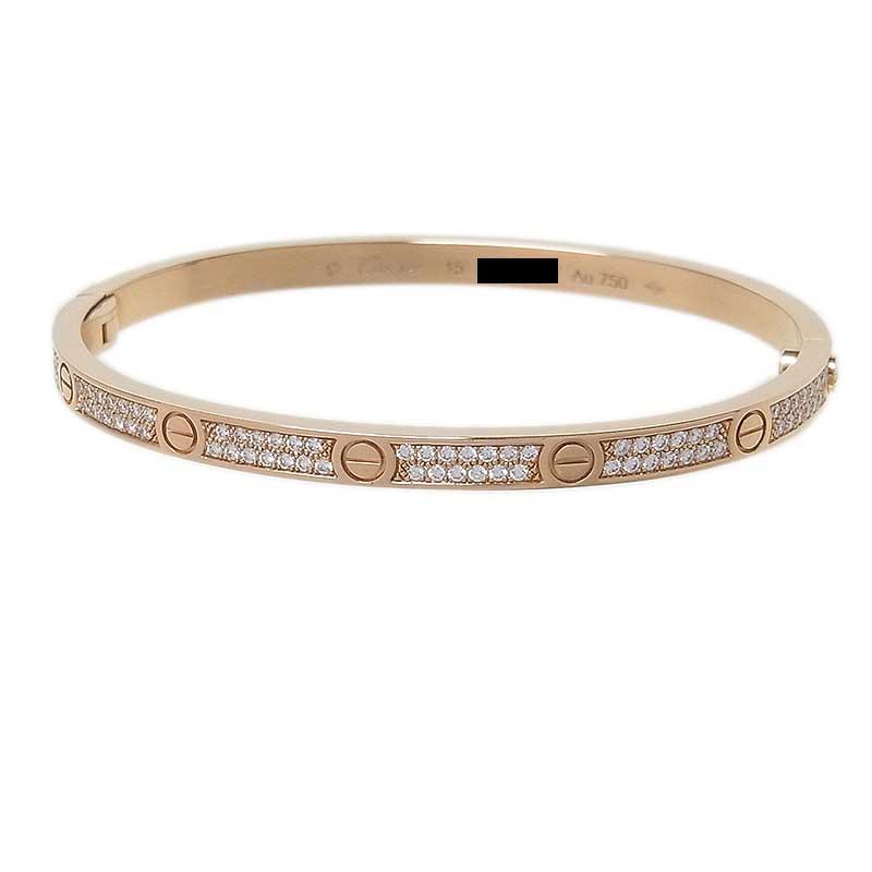 Cartier カルティエ ラブブレスレット スモールモデル パヴェ  