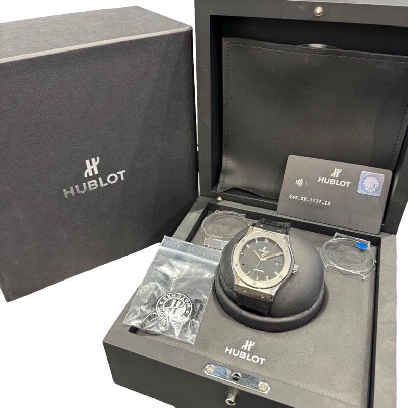 ウブロ HUBLOT クラシック・フュージョン チタニウム 542.NX.1171.LR チタン 腕時計 メンズ 中古｜ookura7815｜07