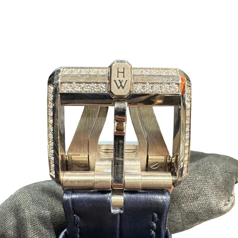 ハリーウィンストン HARRY WINSTON オーシャン バイレトログラード　ホワイトシェル OCEABI42WW002 K18WG/ダイヤモンド 腕時計 メンズ 中古｜ookura7815｜05