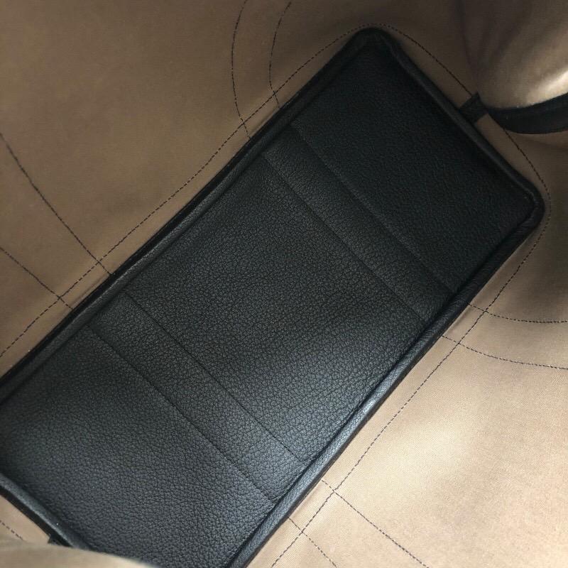 エルメス HERMES ガーデンパーティPM □J刻　 ブラック/シルバー金具  トワル　キャンバス/レザー トートバッグ レディース 中古｜ookura7815｜04