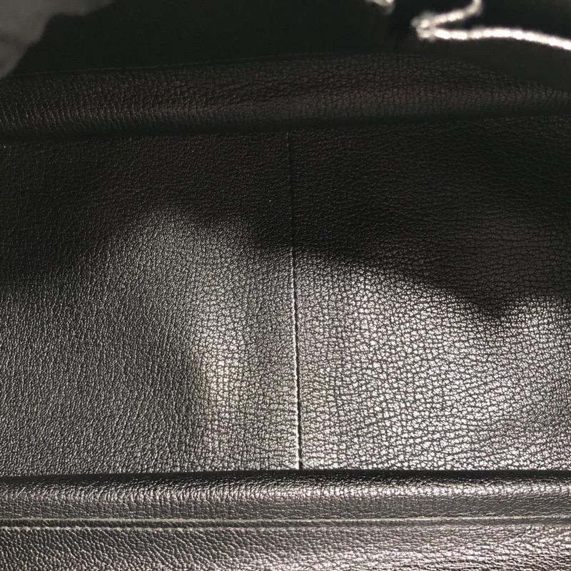 HERMES エルメス ジプシエール34 □M刻印 ブラック シルバー金具 HERMES エルメス ジプシエール34 □M刻印 ブラック シルバー金具