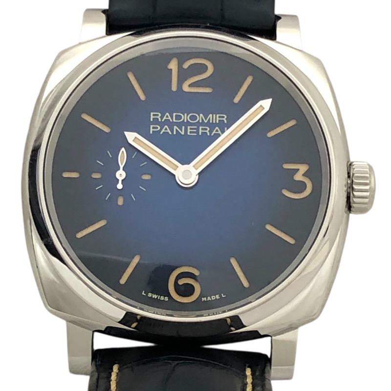 中古 パネライ PANERAI PAM01144 W番(2020年製造) ブルー メンズ  