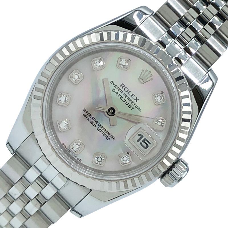 ロレックス ROLEX デイトジャスト26 ホワイトシェル 179174NG ホワイト 