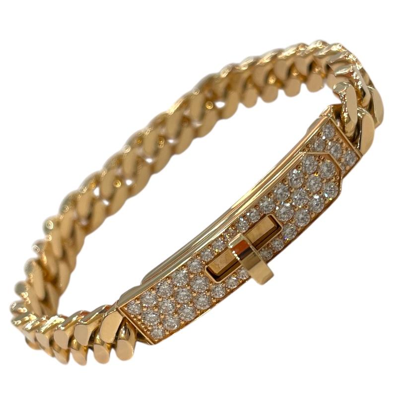 HERMES エルメス ケリーグルメット ブレスレット SHサイズ ゴールド  