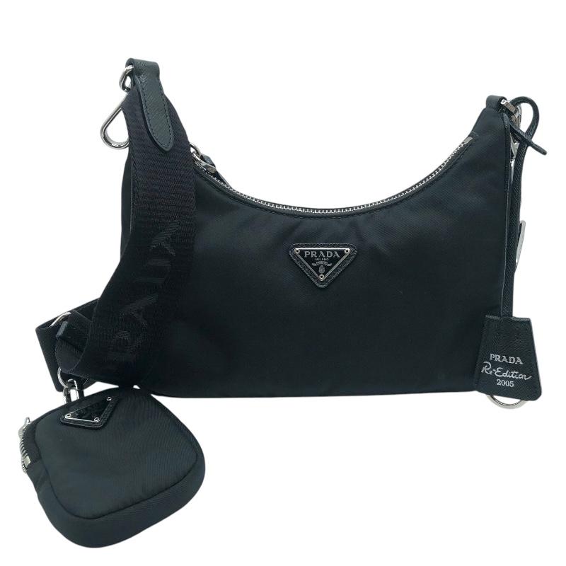 PRADA プラダ Re-Edition 2005 バッグ 1BH204 ブラック ナイロン  