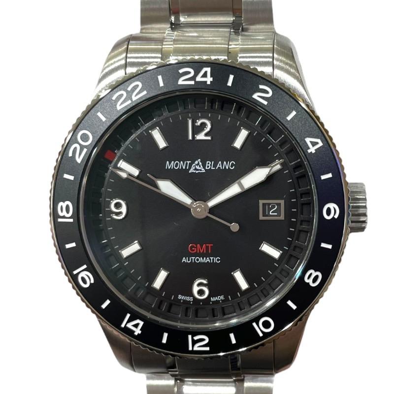 MONTBLANC（モンブラン） MONT BLANC 1858GMT 129615 ブラック SS