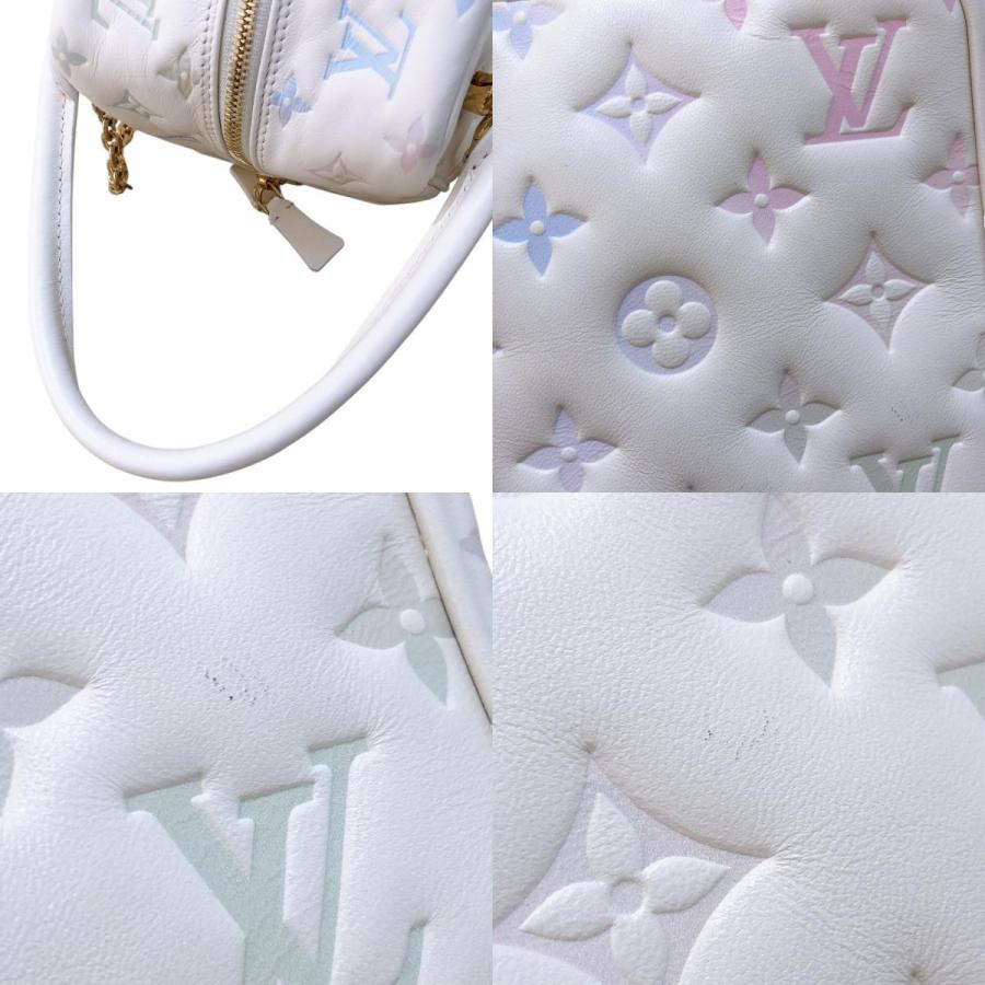 ルイ・ヴィトン LOUIS VUITTON スクエア・バッグ　限定デザイン 　ゴールド金具 モノグラム・エンボス ショルダーバッグ レディース 中古_7