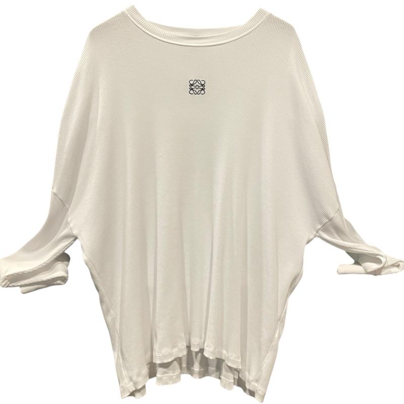 ロエベ サイズ:M  H526Y22XAY アナグラム刺繍サーマル長袖カットソー 中古 SB01 LOEWE（ロエベ） アナグラム刺繍ロングスリーブTシャツ H526Y22XAY