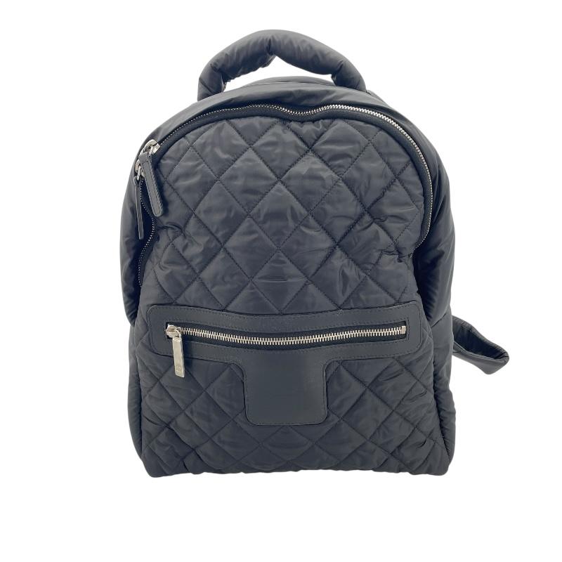 CHANEL シャネル コココクーンバックパック A92559 2番台 ブラック SV 