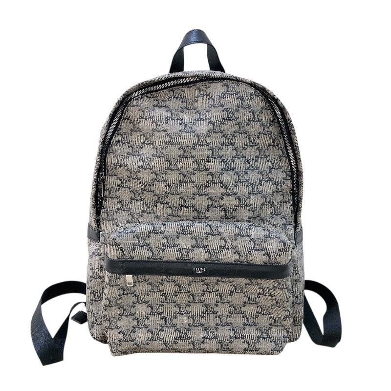 CELINE リュック CELINE（セリーヌ） トリオンフ柄 バックパック 188382 PVC/レザー
