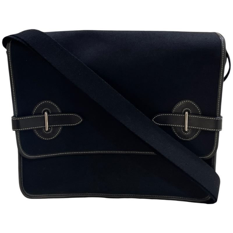 HERMES エルメス ブエナベンチュラMM ブラック・シルバー金具 トワル  