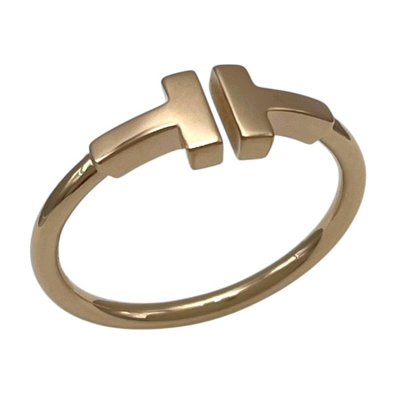 TIFFANY&Co.（ティファニー） TIFFANY＆CO Tワイヤーリング ピンク 