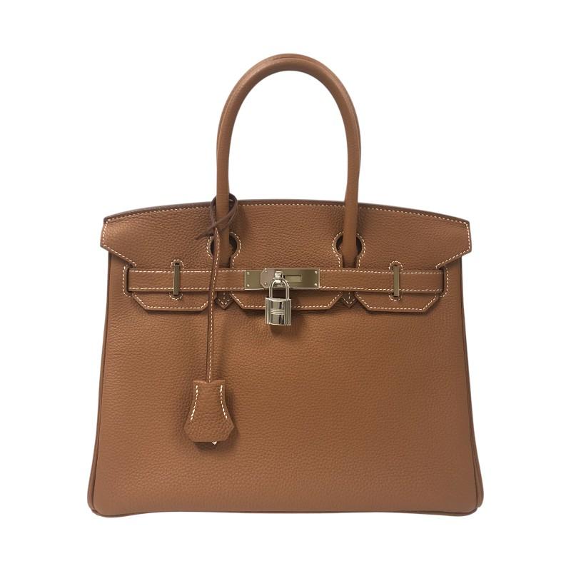 エルメス HERMES  バーキン30 シルバー金具  ハンドバッグ トゴ レディース  中古 HERMES（エルメス） バーキン30 Z刻 ゴールド シルバー金具 トゴ