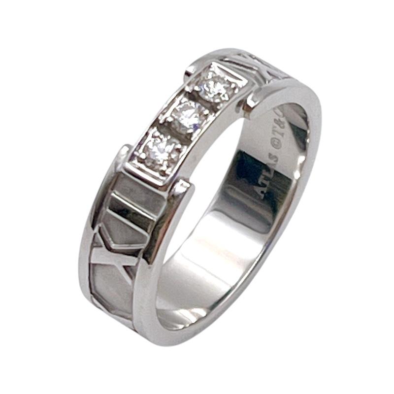 TIFFANY&Co. ティファニー TIFFANY＆CO アトラス3Pダイヤリング  