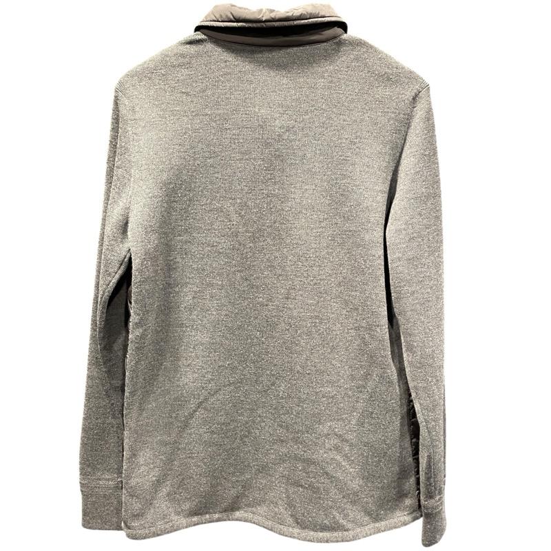 MONCLER モンクレール ニット切替ダウンジャケット グレー